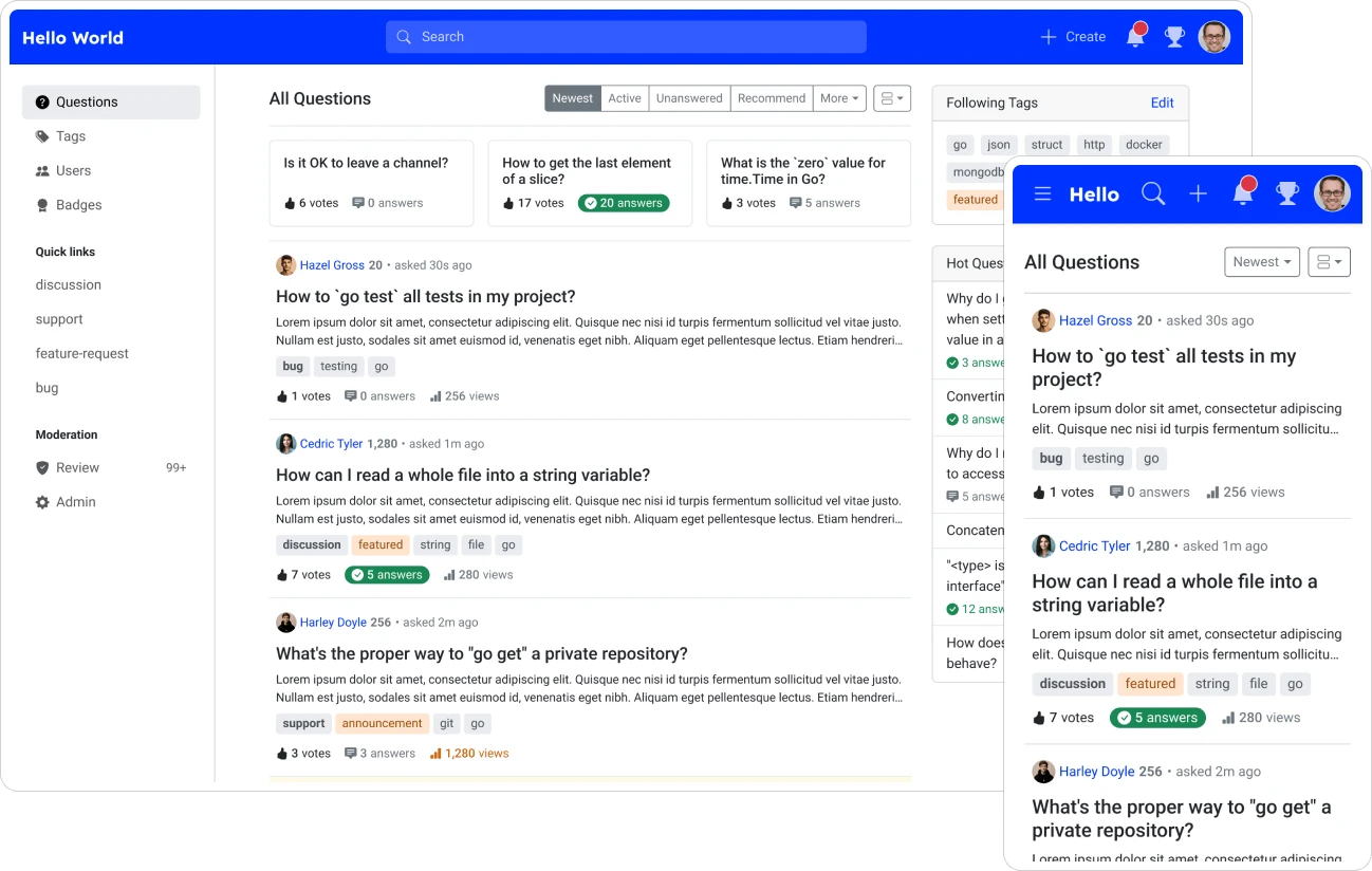Apache Answer screenshot 1