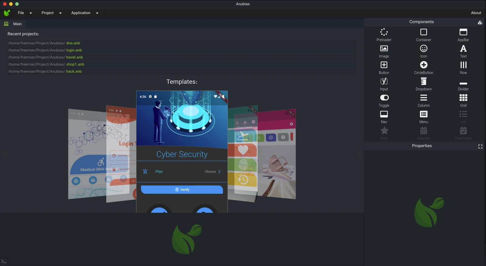 Anubias screenshot 1