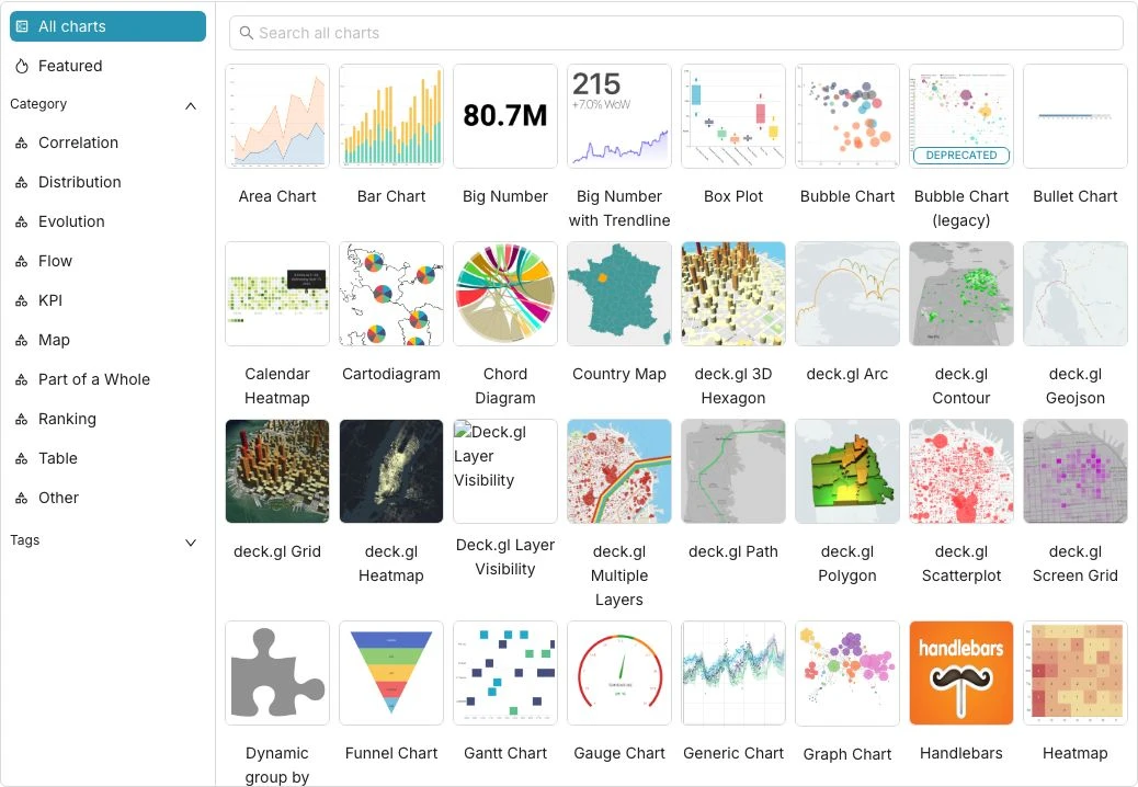 Apache Superset screenshot 1