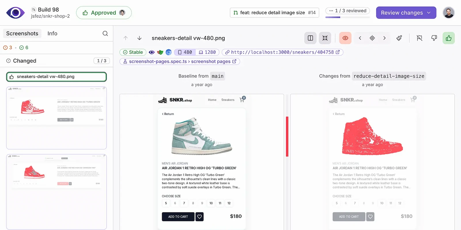 Argos screenshot 1