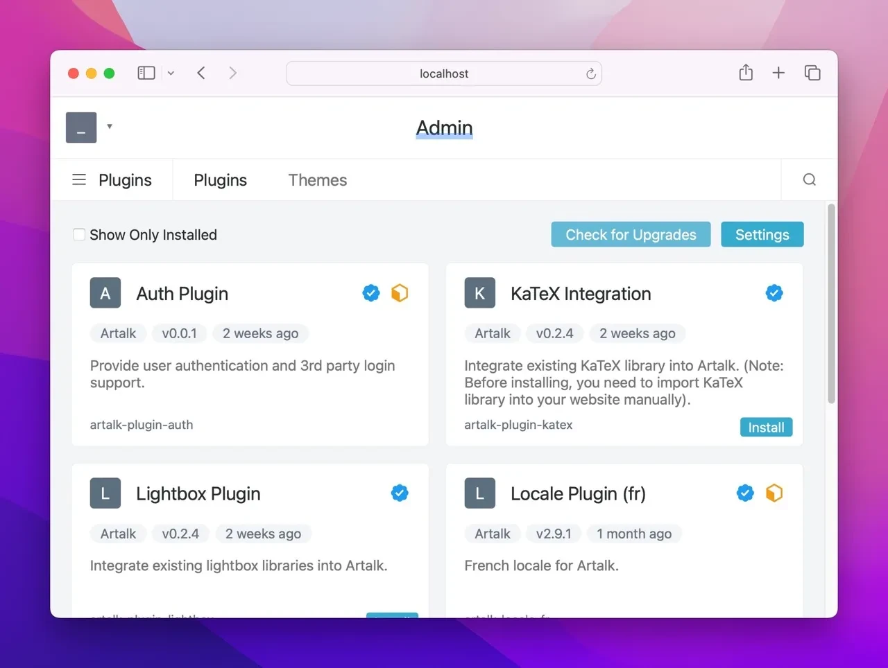 Artalk screenshot 1