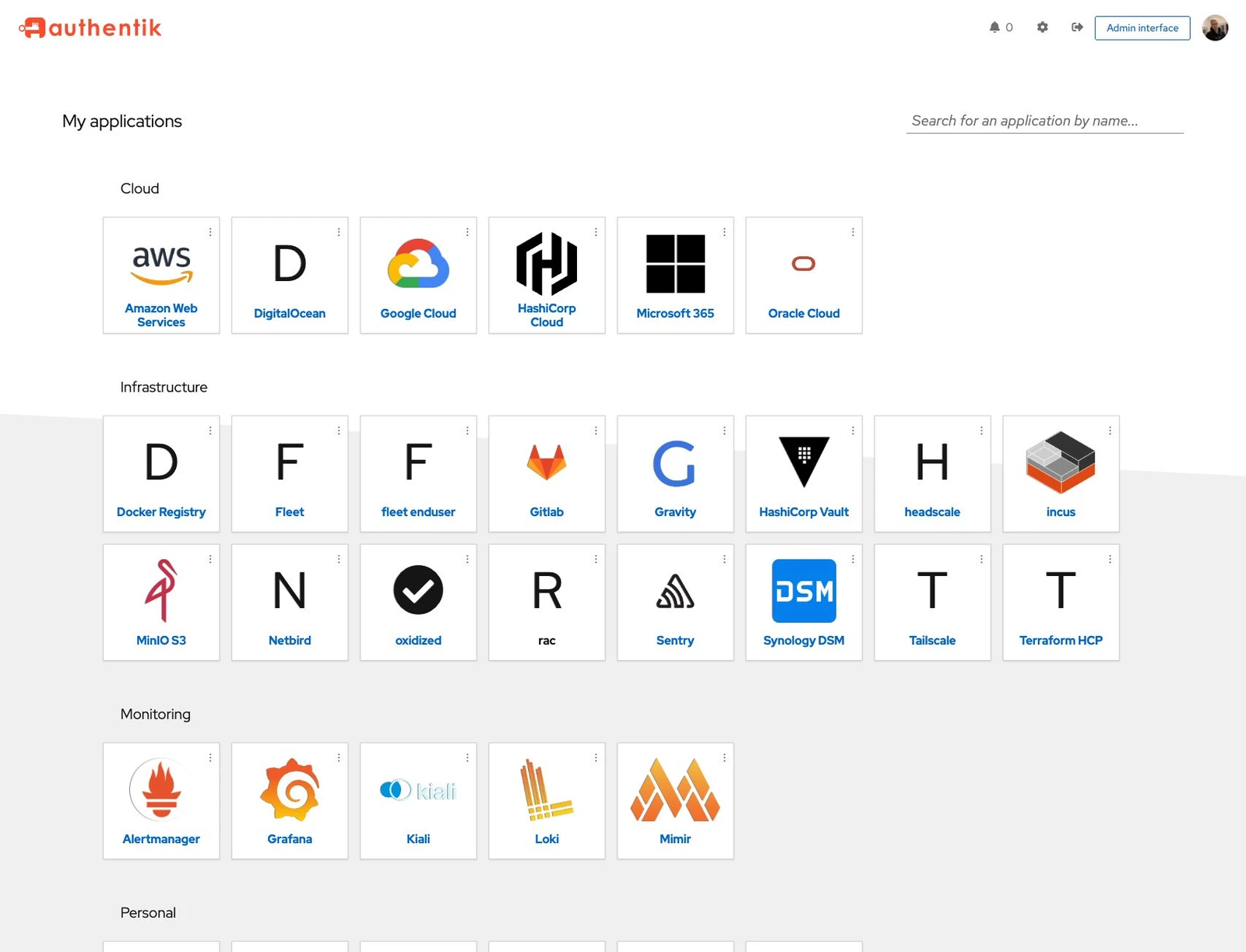 Authentik screenshot 1