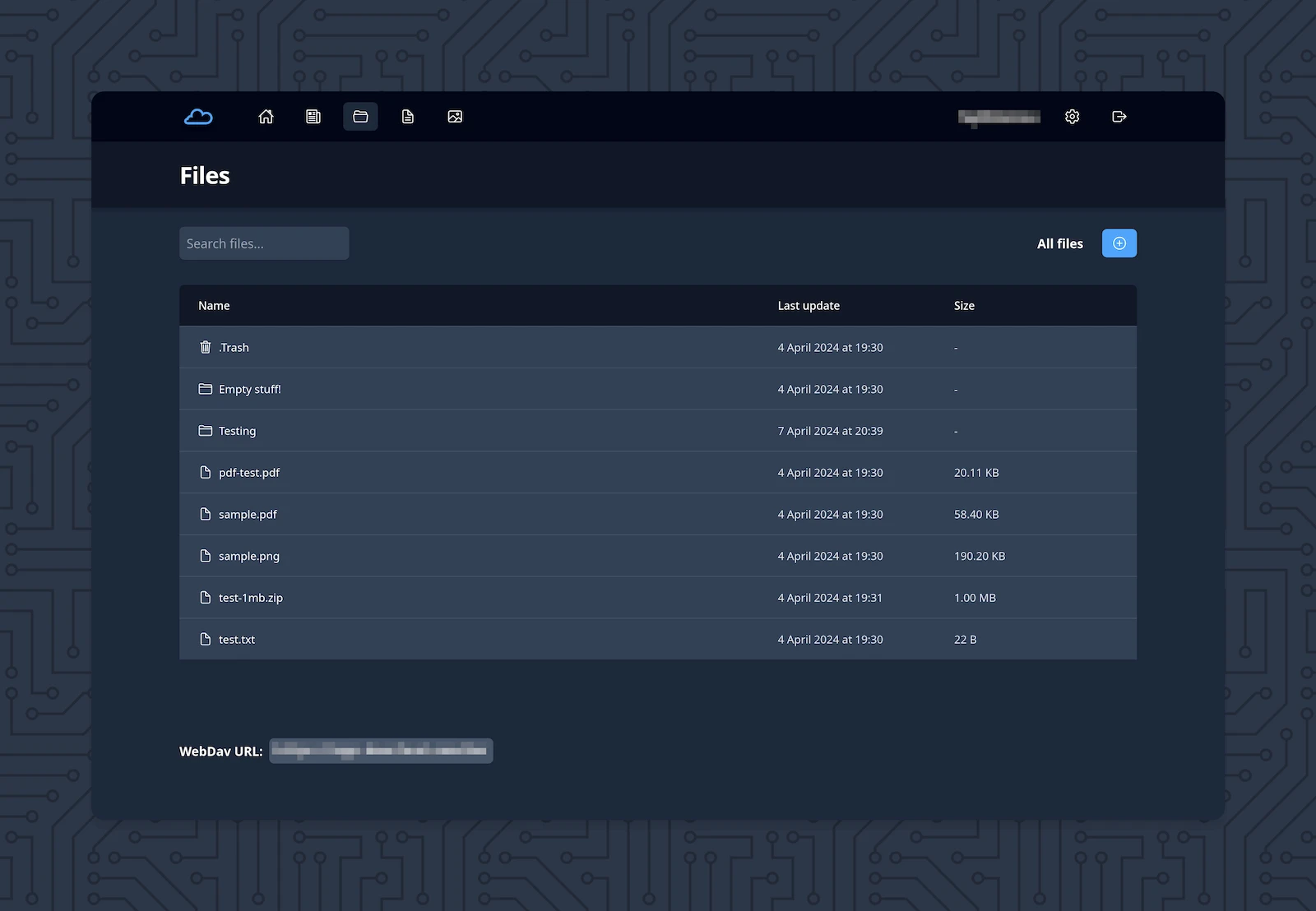 bewCloud screenshot 1