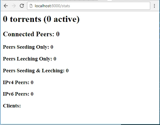bittorrent-tracker screenshot 1