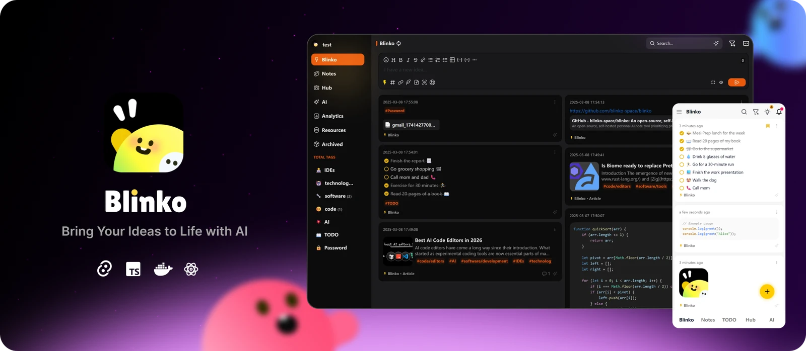 Blinko screenshot 1