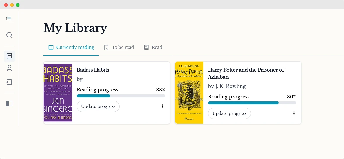BookLogr screenshot 1