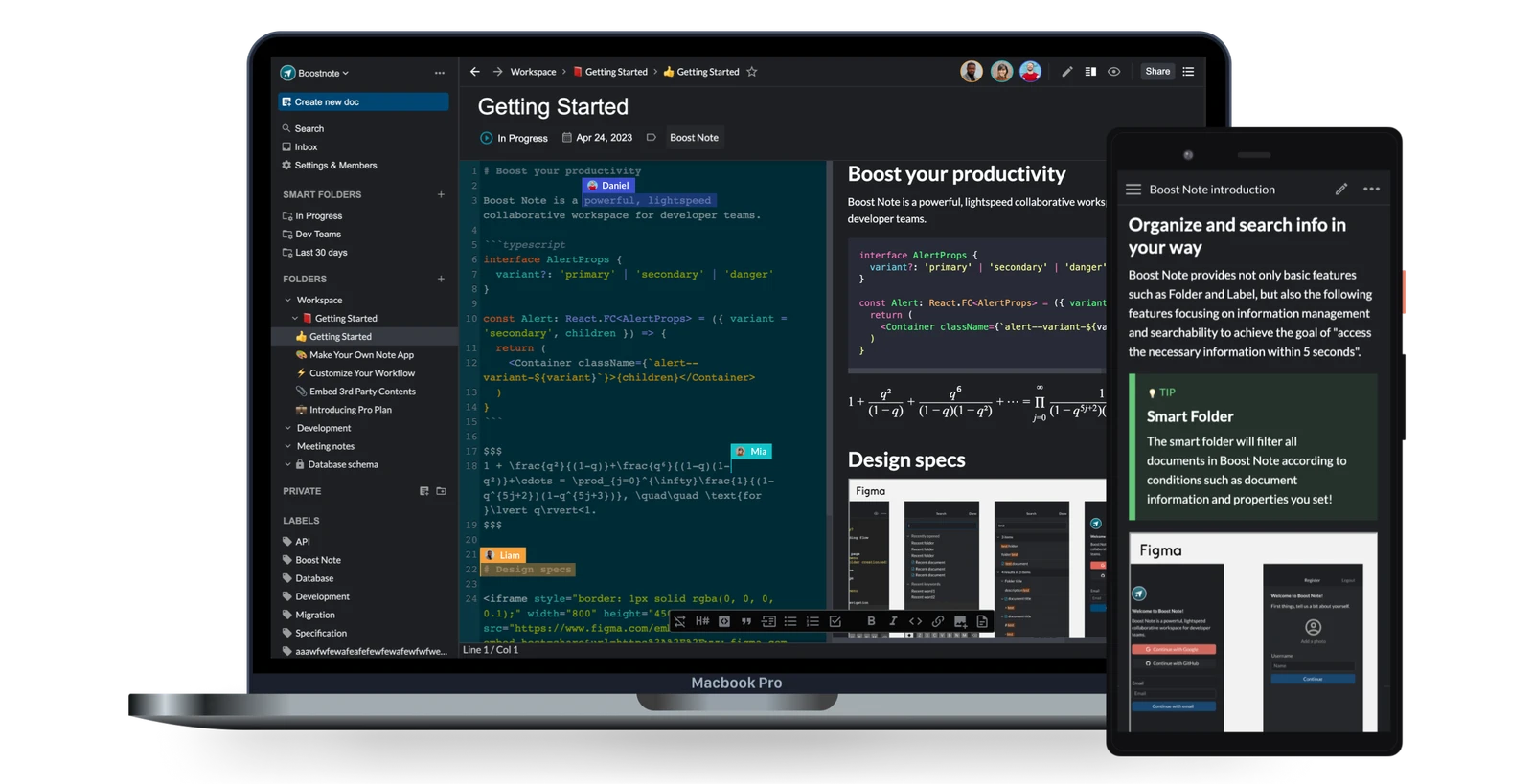 BoostNote-App screenshot 1
