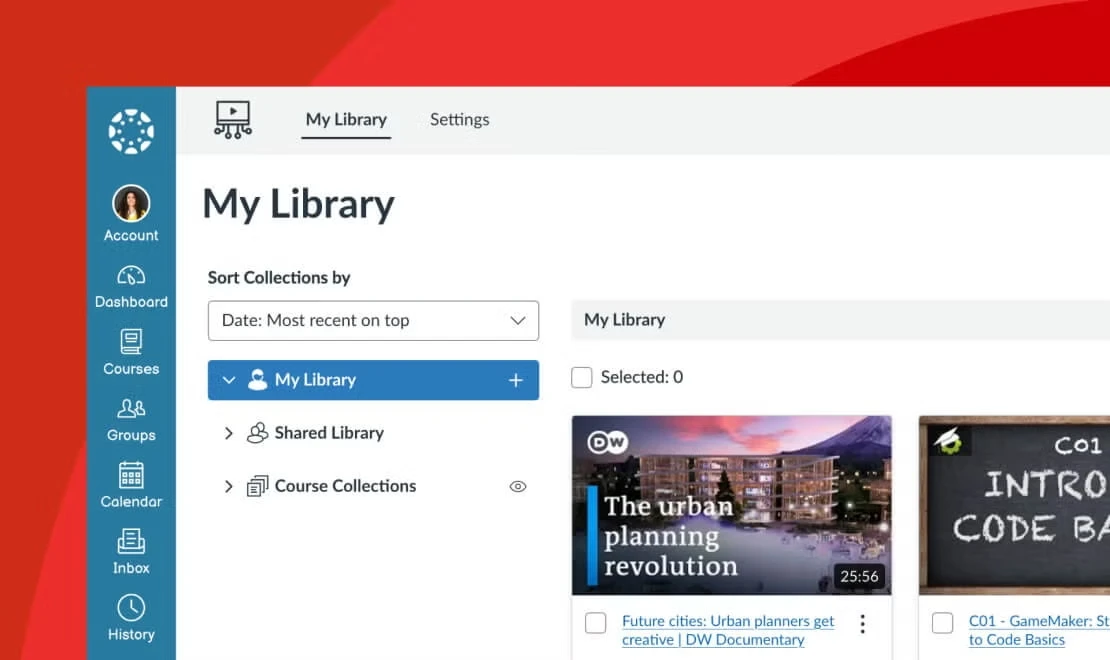 Canvas LMS screenshot 1