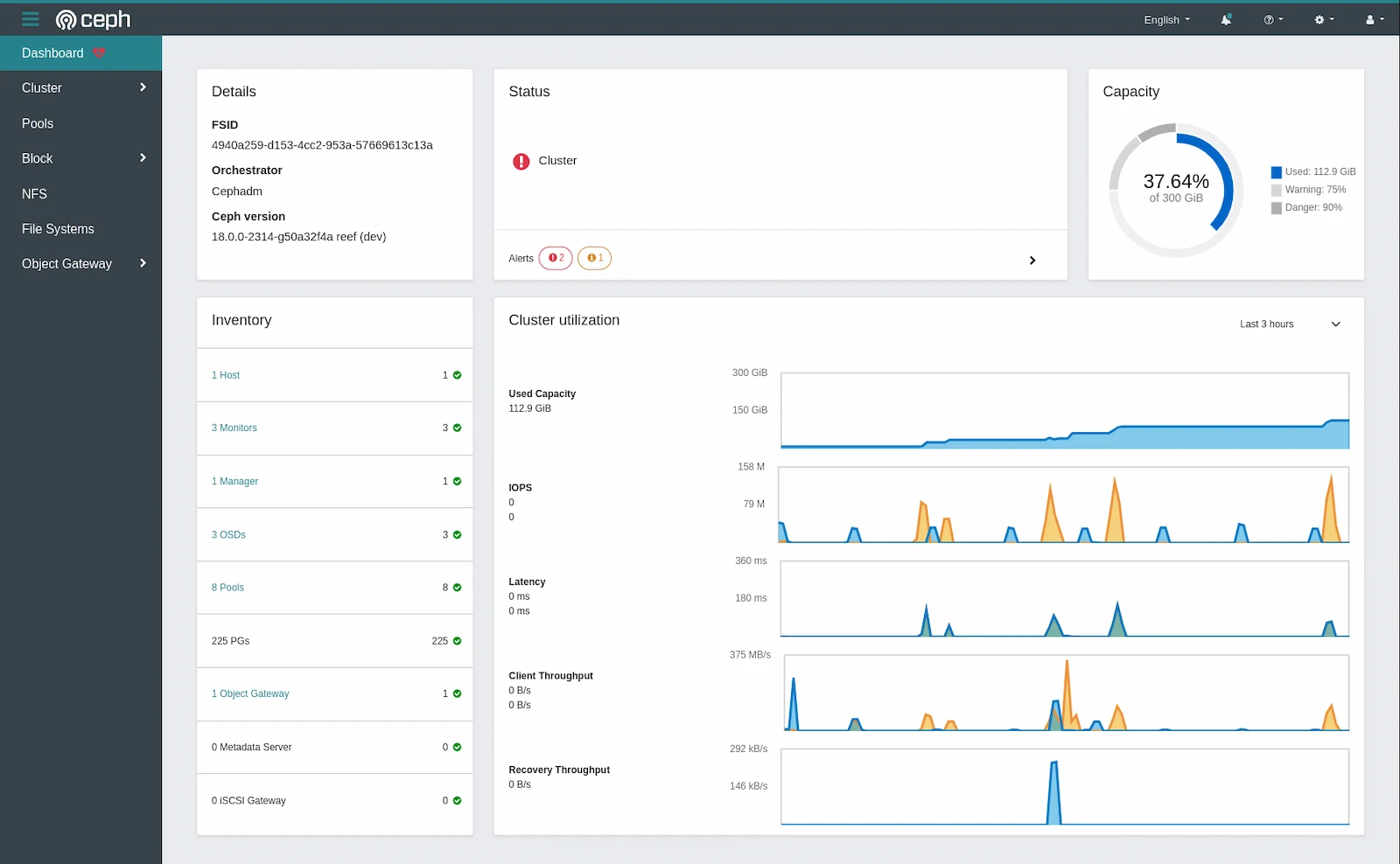Ceph screenshot 1