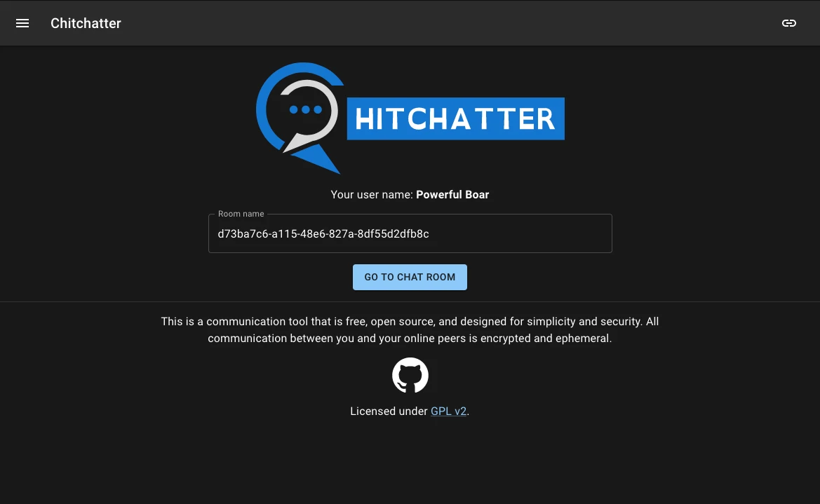 Chitchatter screenshot 1