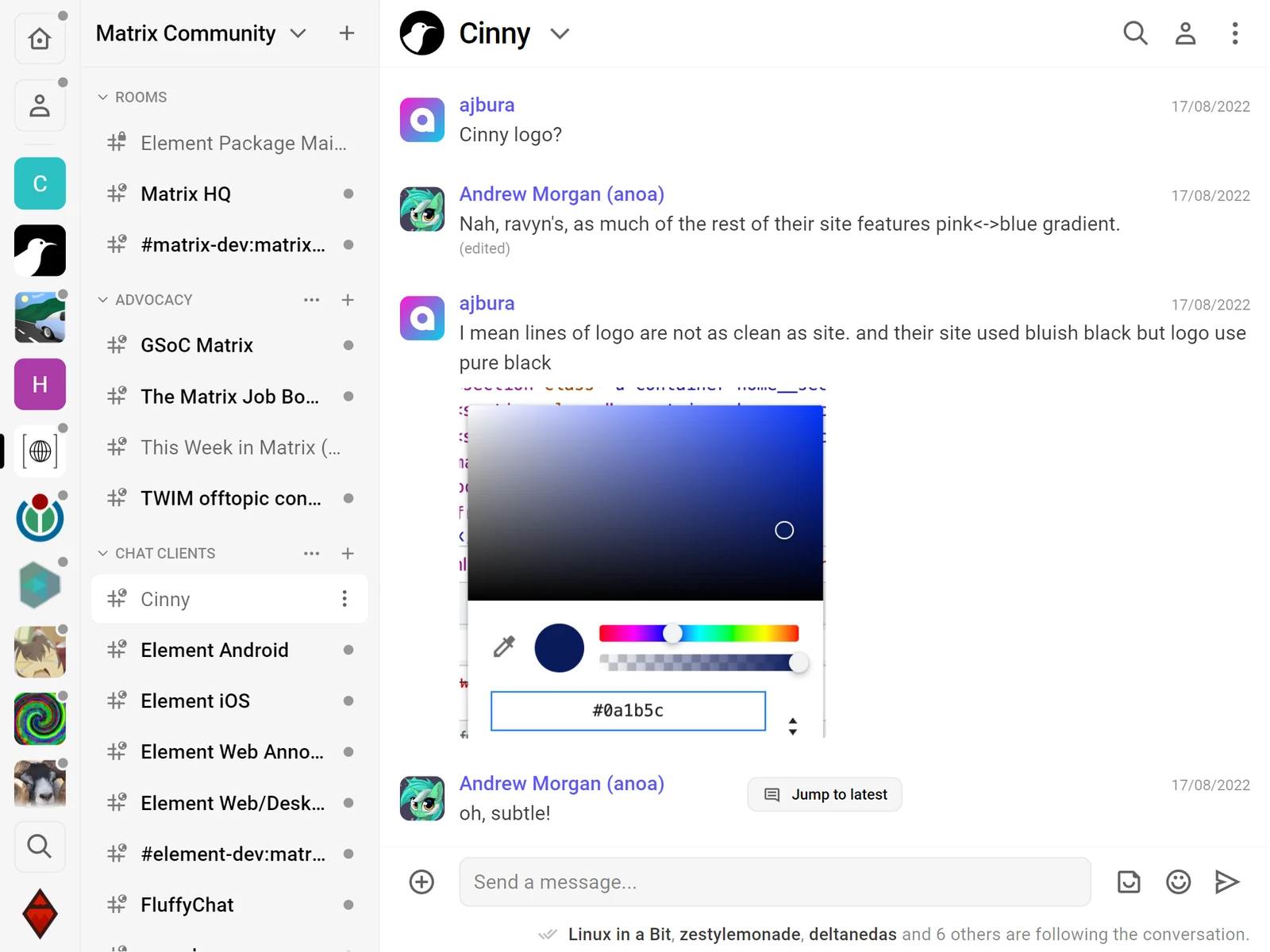 Cinny screenshot 1