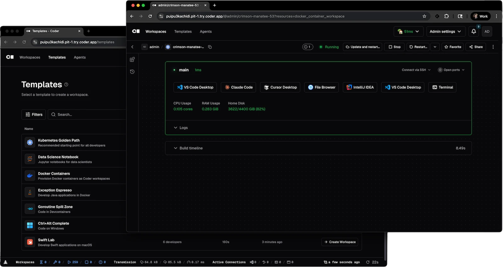 Coder screenshot 1