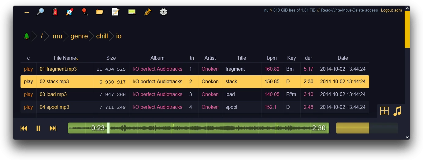 copyparty screenshot 1