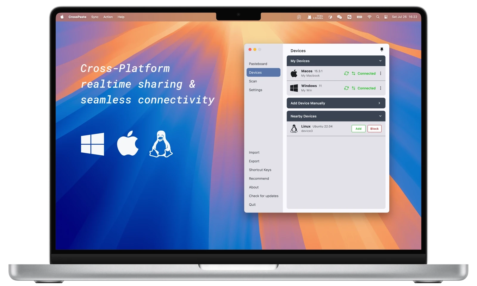 CrossPaste screenshot 1