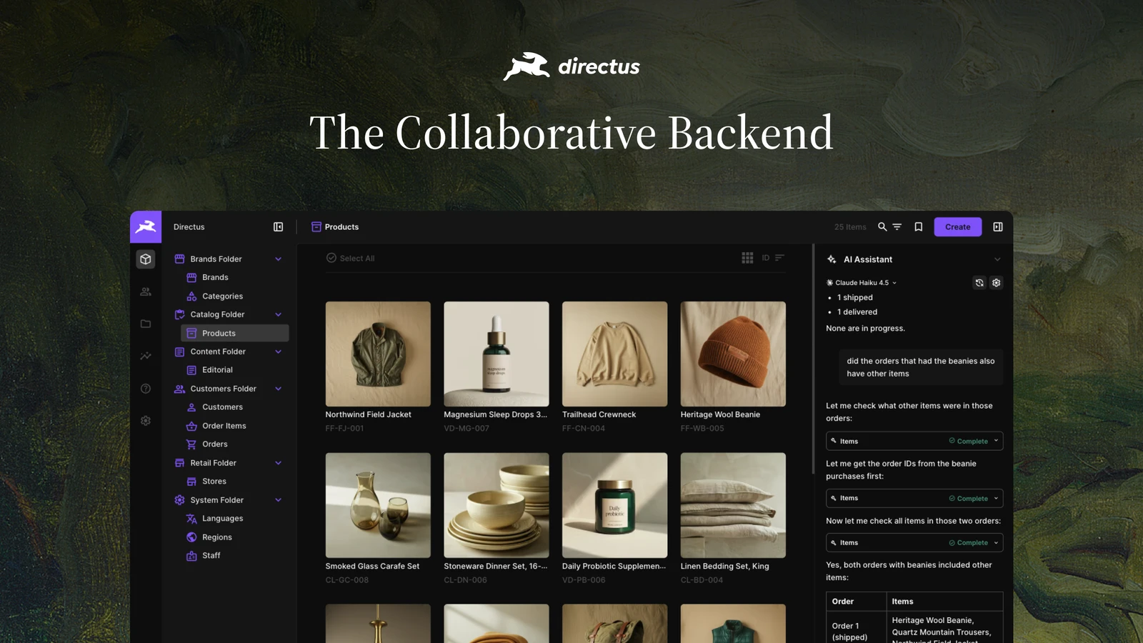 Directus screenshot 1