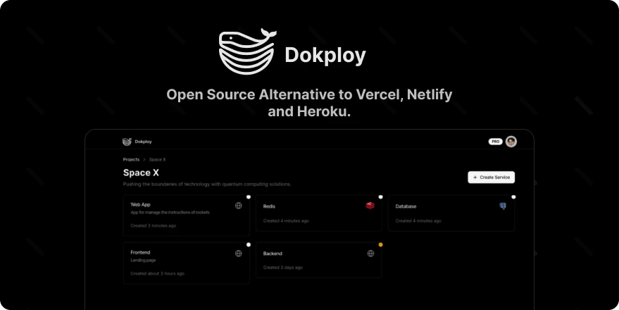 Dokploy screenshot 1