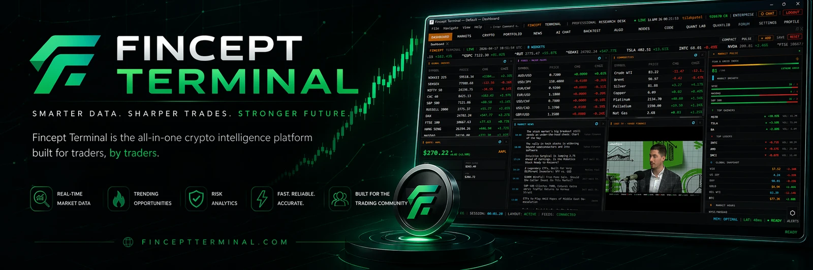 Fincept Terminal screenshot 1