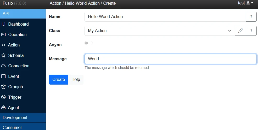 Fusio screenshot 1