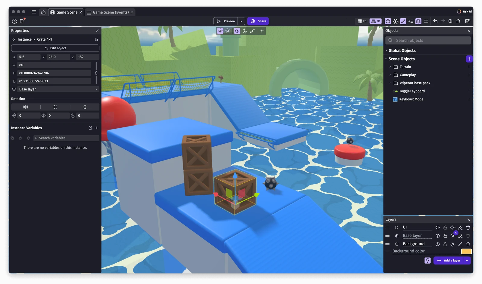 GDevelop screenshot 1