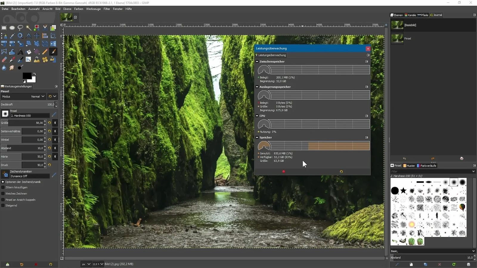 GIMP screenshot 1