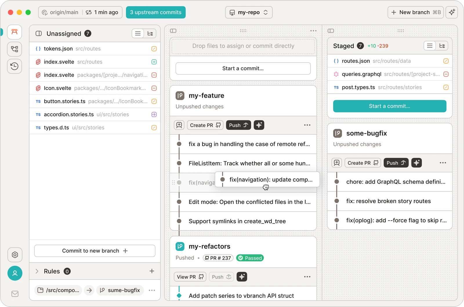 GitButler screenshot 1