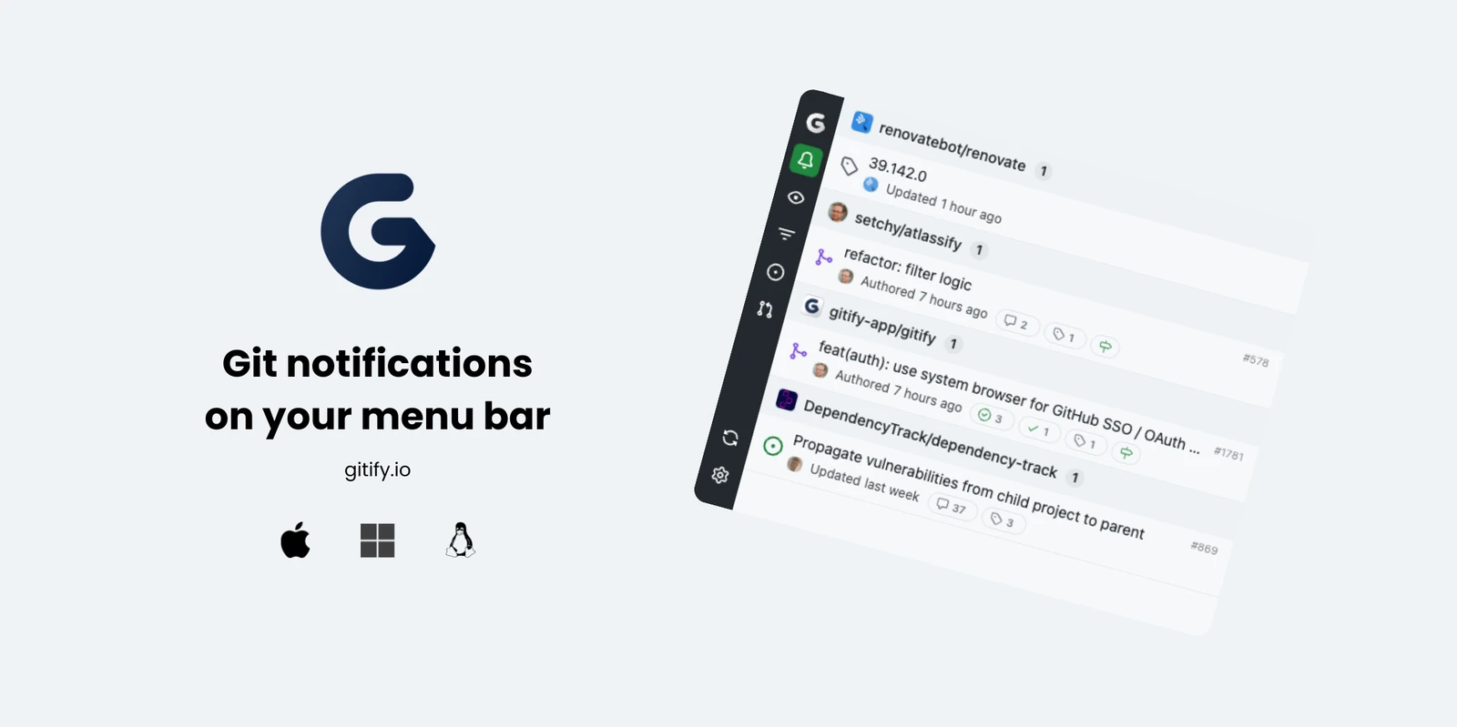 Gitify screenshot 1