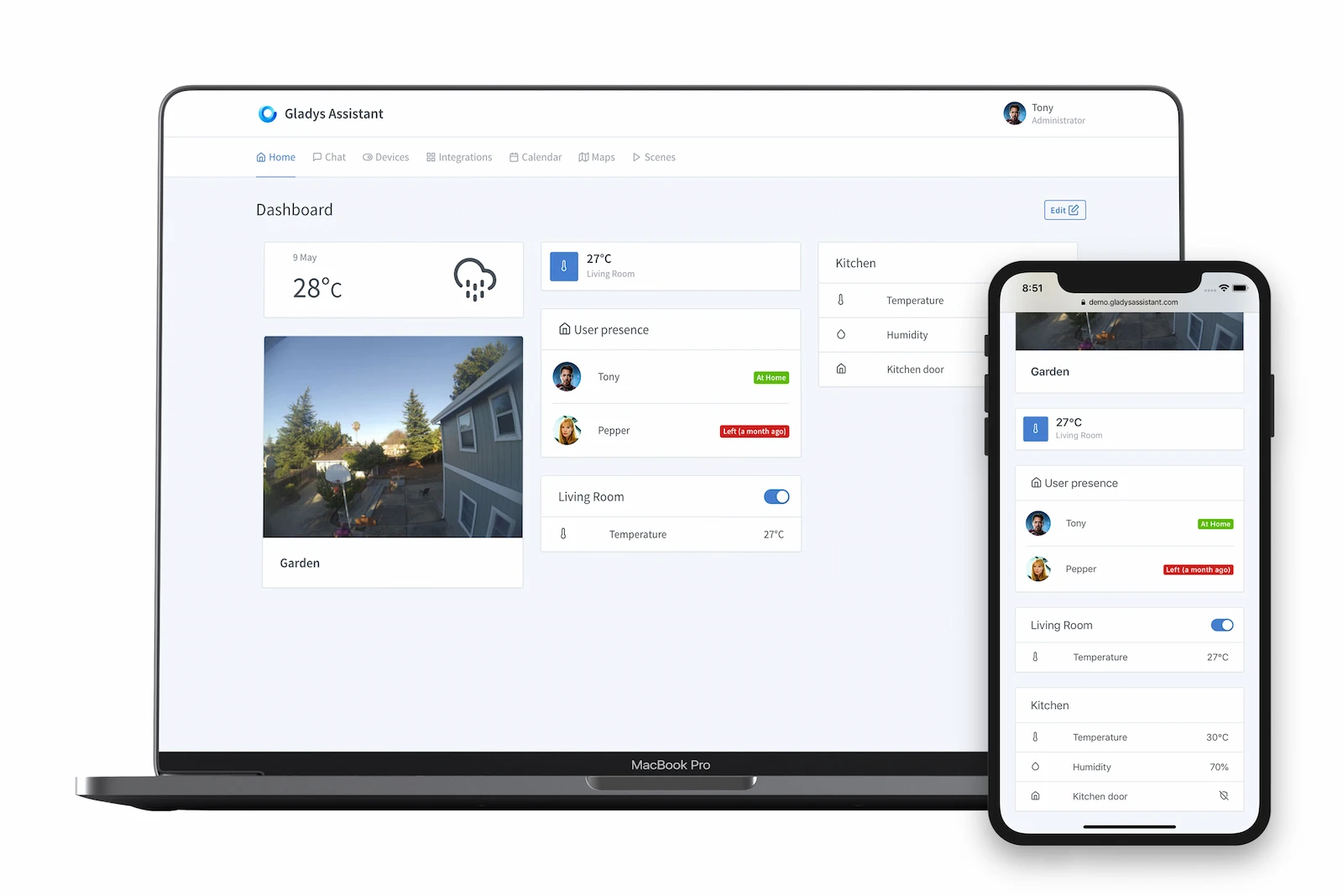 Gladys Assistant screenshot 1