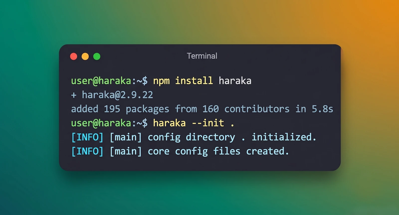 Haraka screenshot 1