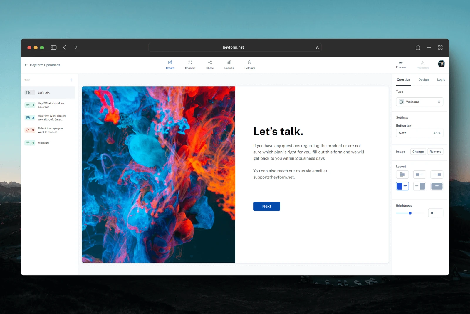HeyForm screenshot 1