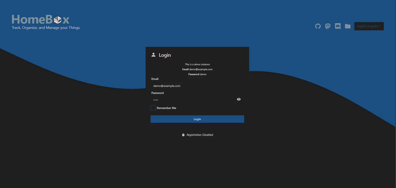 HomeBox screenshot 1