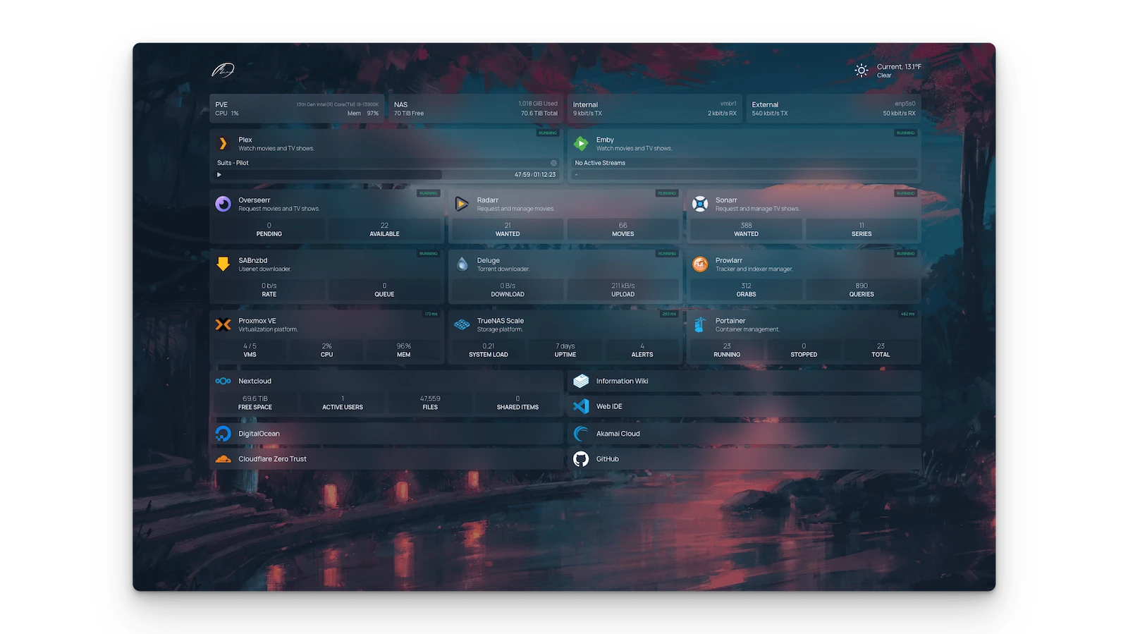 Homepage screenshot 1