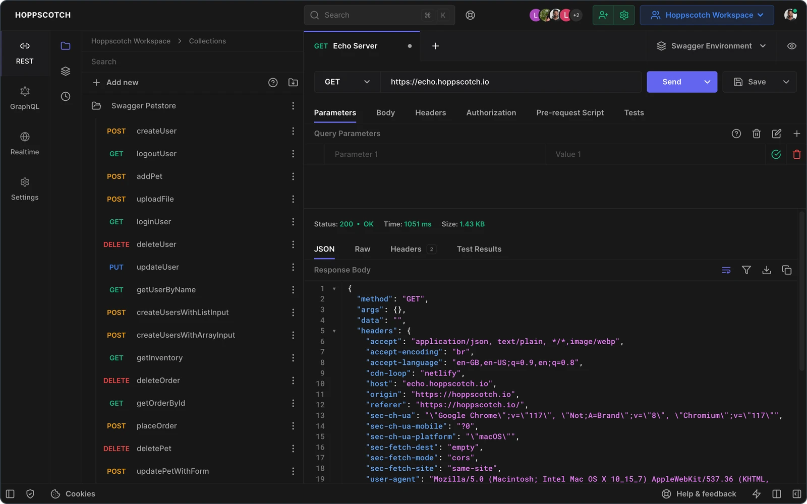 Hoppscotch screenshot 1