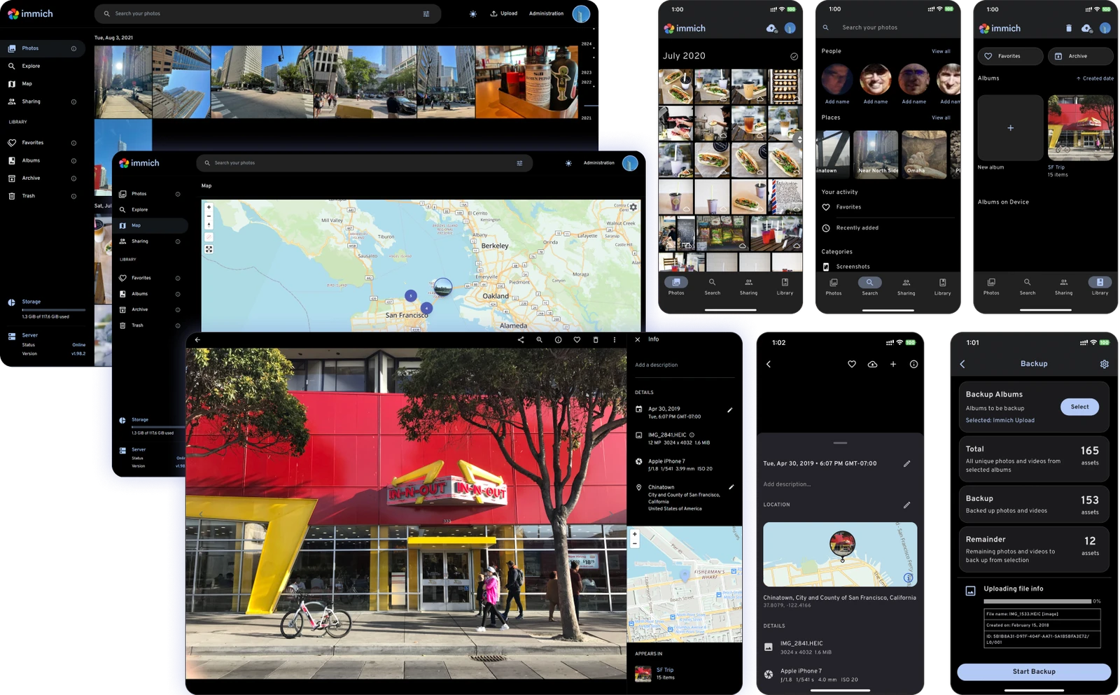 Immich screenshot 1