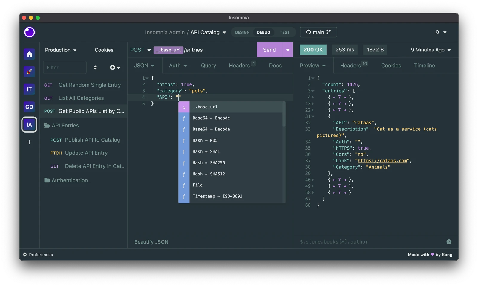 Insomnia screenshot 1