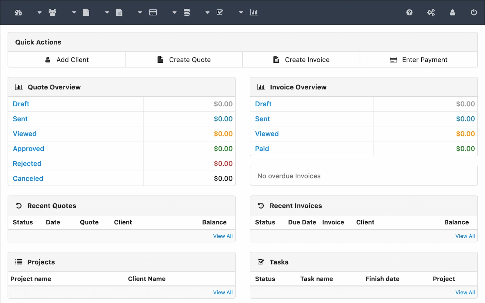 InvoicePlane screenshot 1