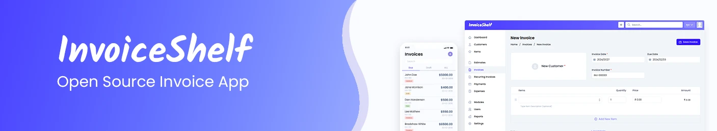 InvoiceShelf screenshot 1