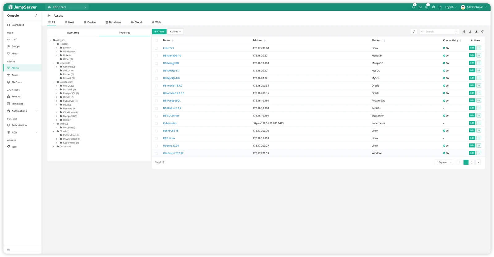 JumpServer screenshot 1