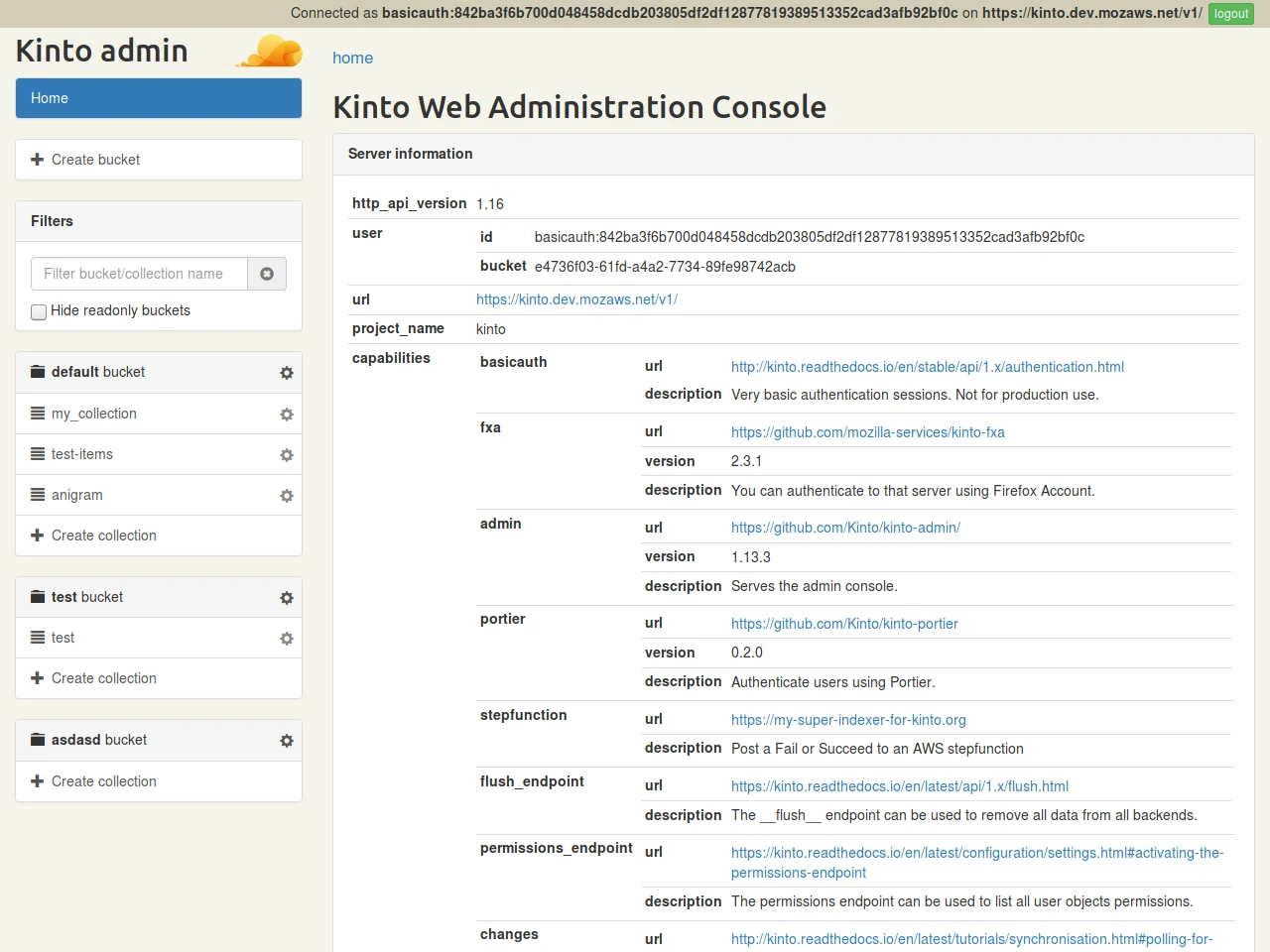 Kinto screenshot 1