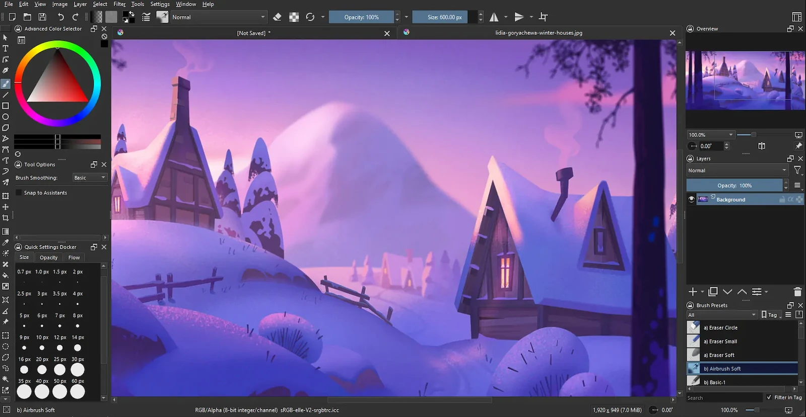 Krita screenshot 1