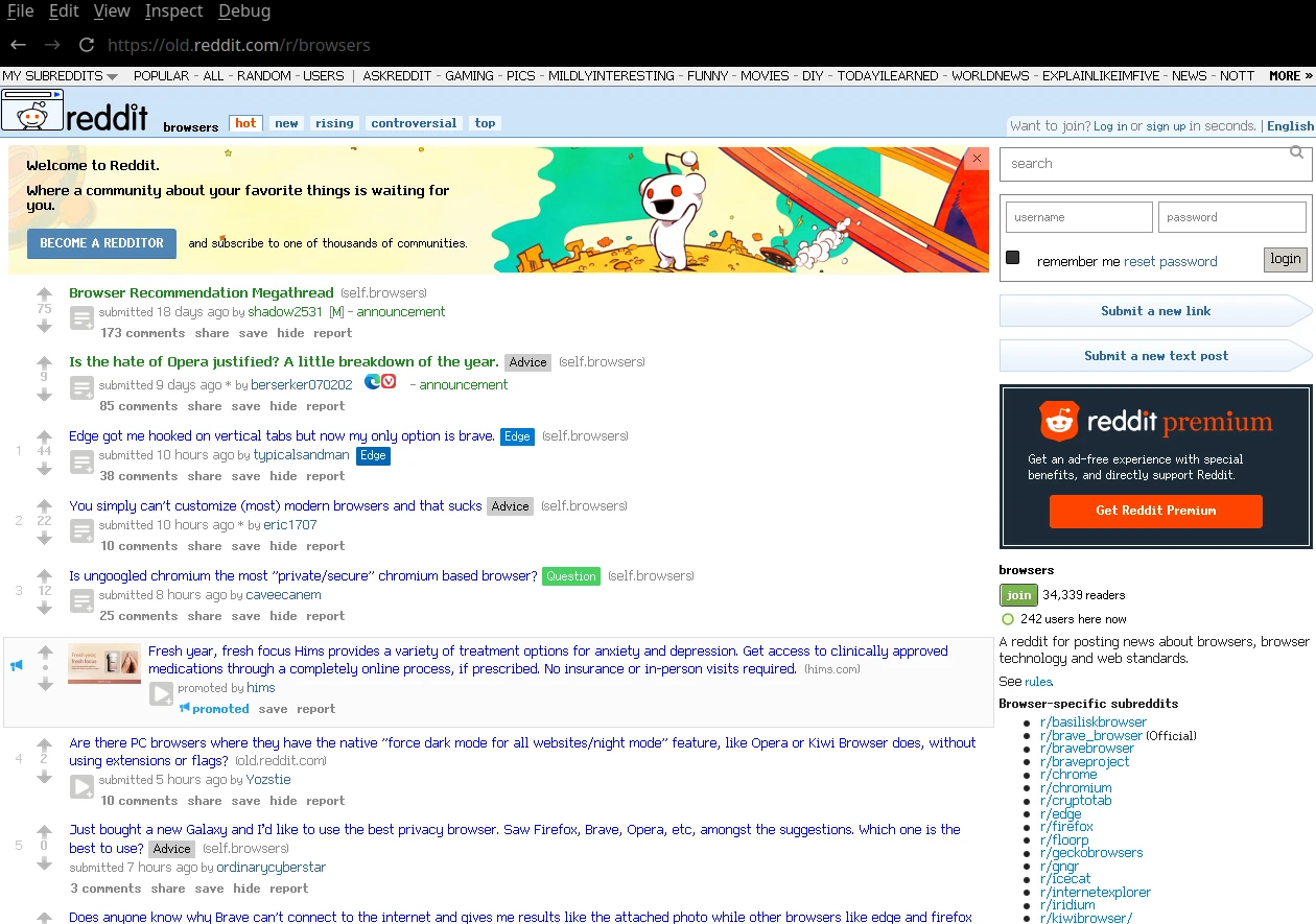 Ladybird screenshot 1