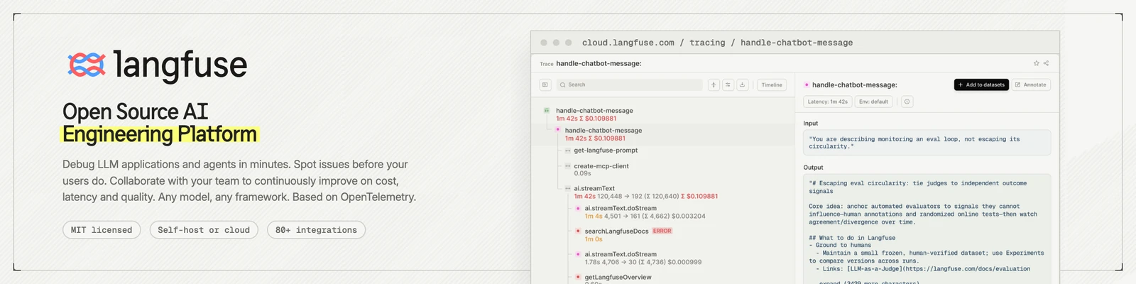 Langfuse screenshot 1