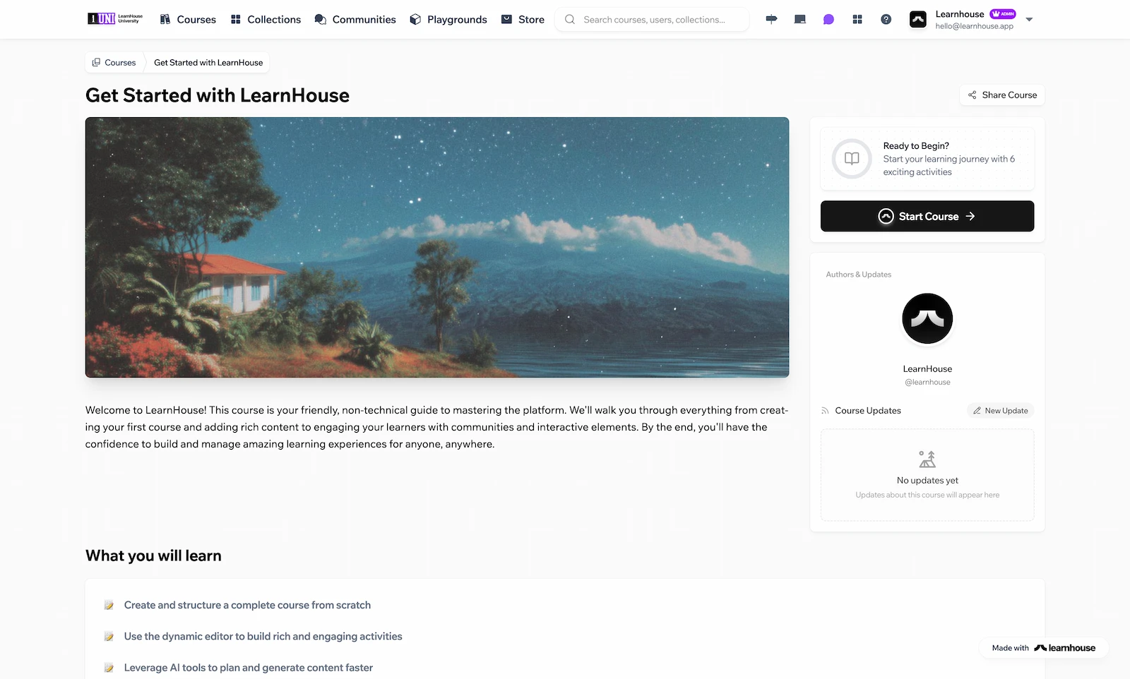 LearnHouse screenshot 1