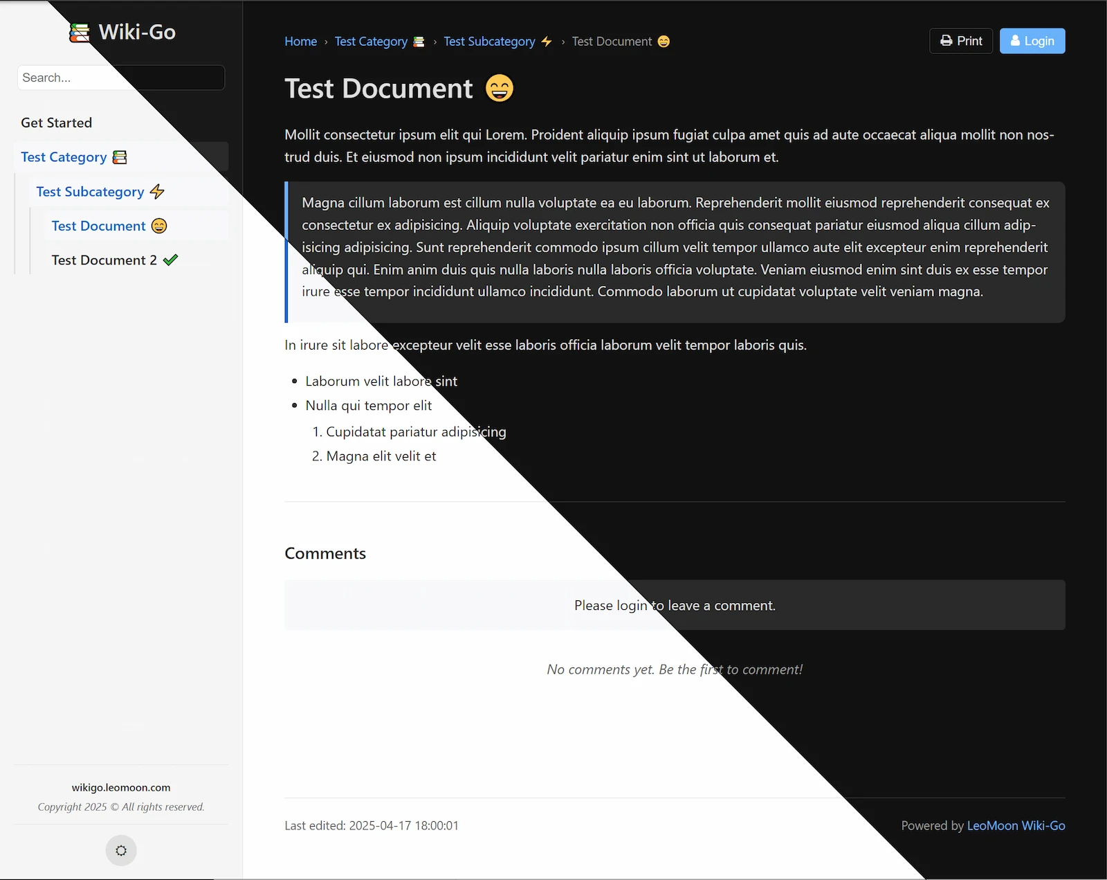 LeoMoon Wiki-Go screenshot 1