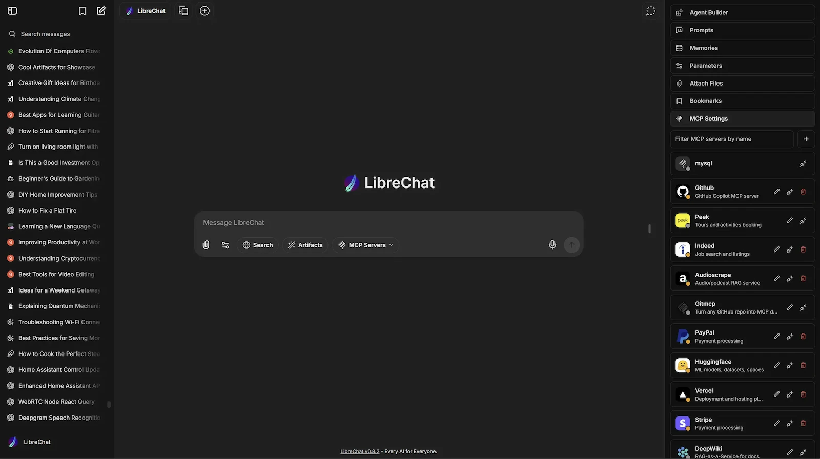 LibreChat screenshot 1