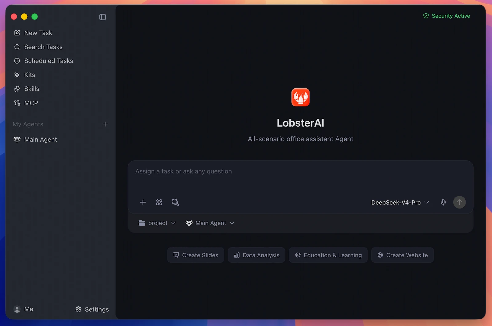 LobsterAI screenshot 1
