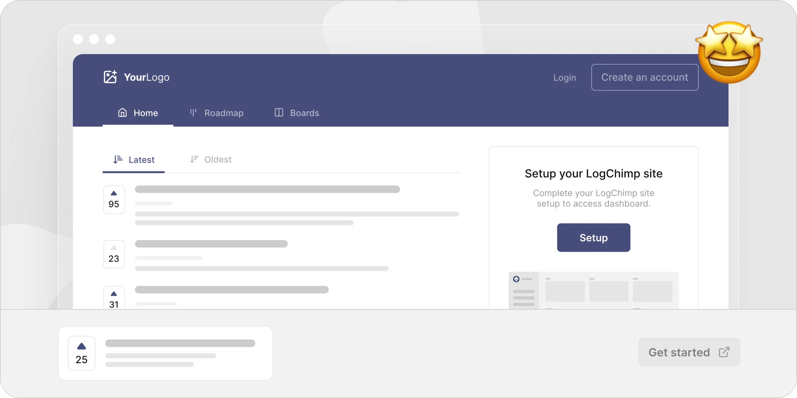 LogChimp screenshot 1