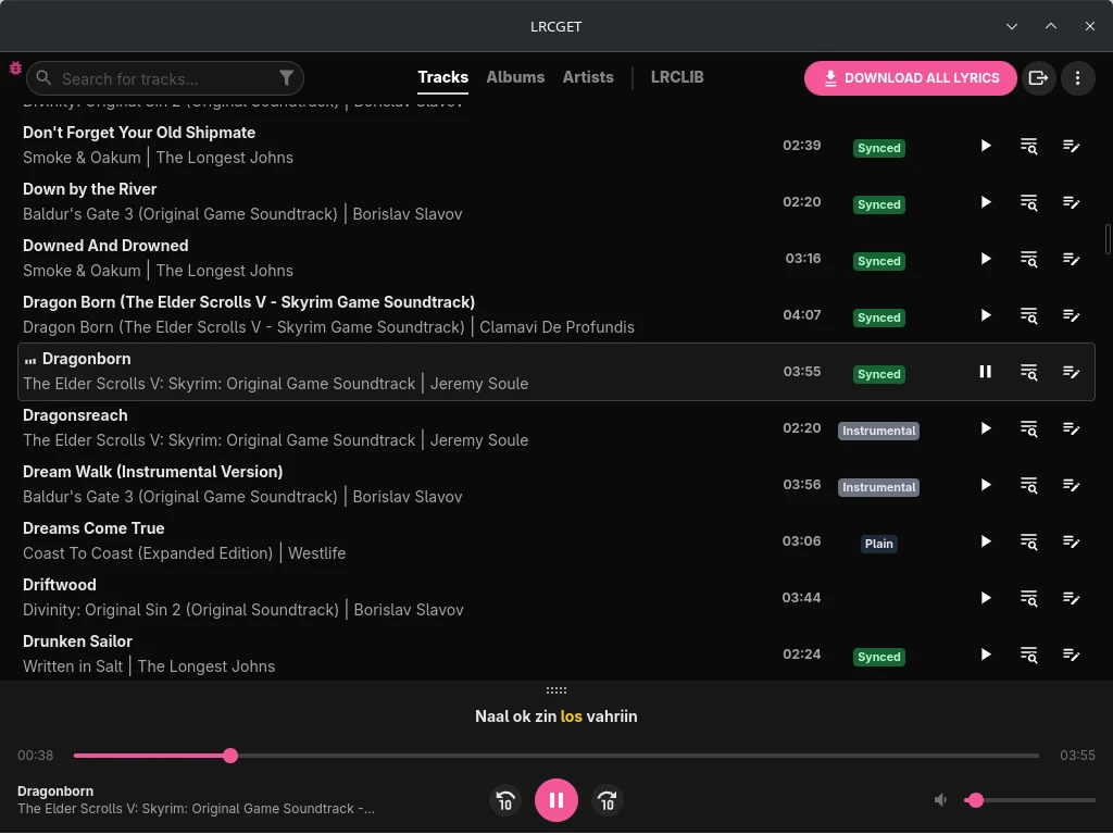 lrcget screenshot 1