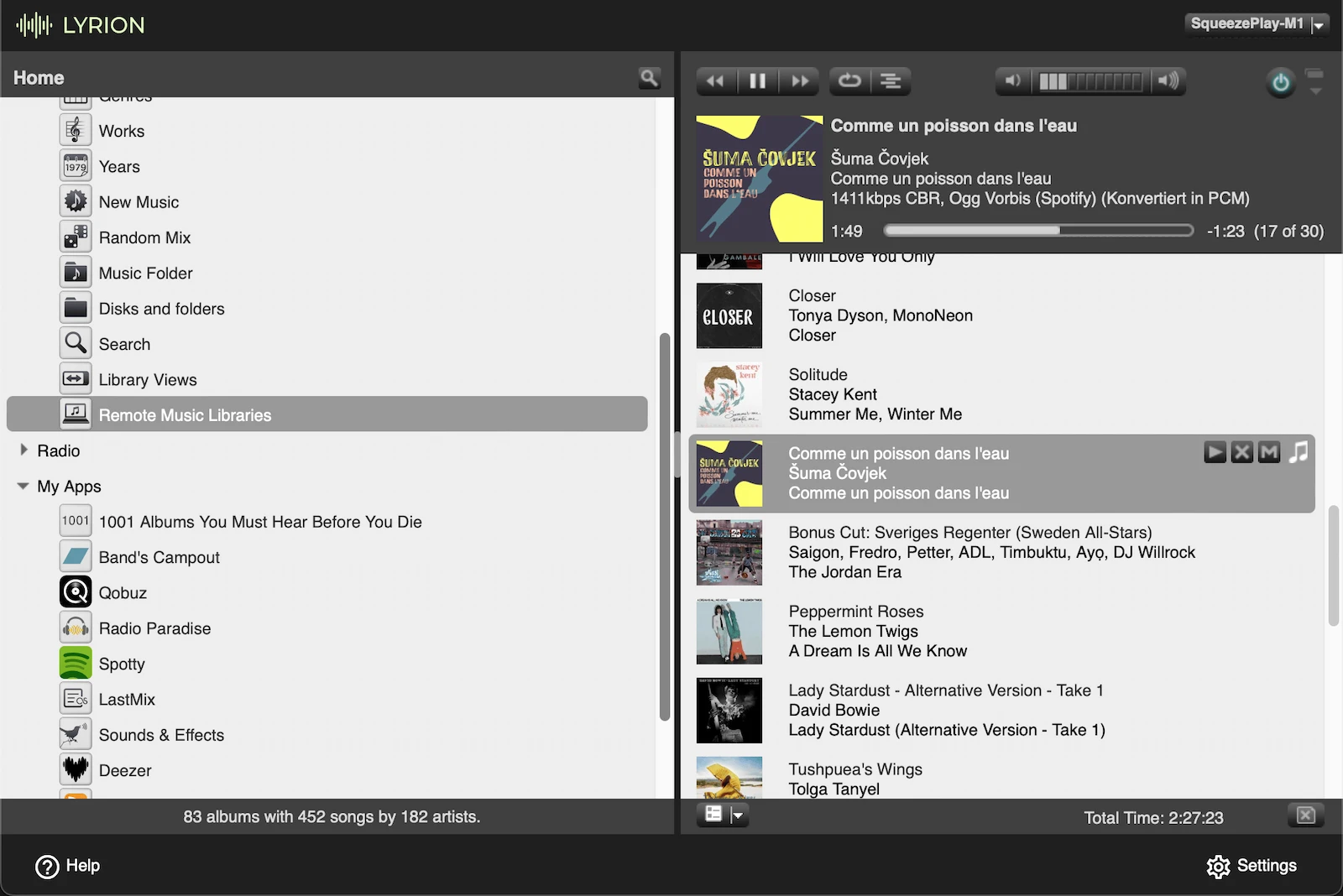 Lyrion Music Server screenshot 1