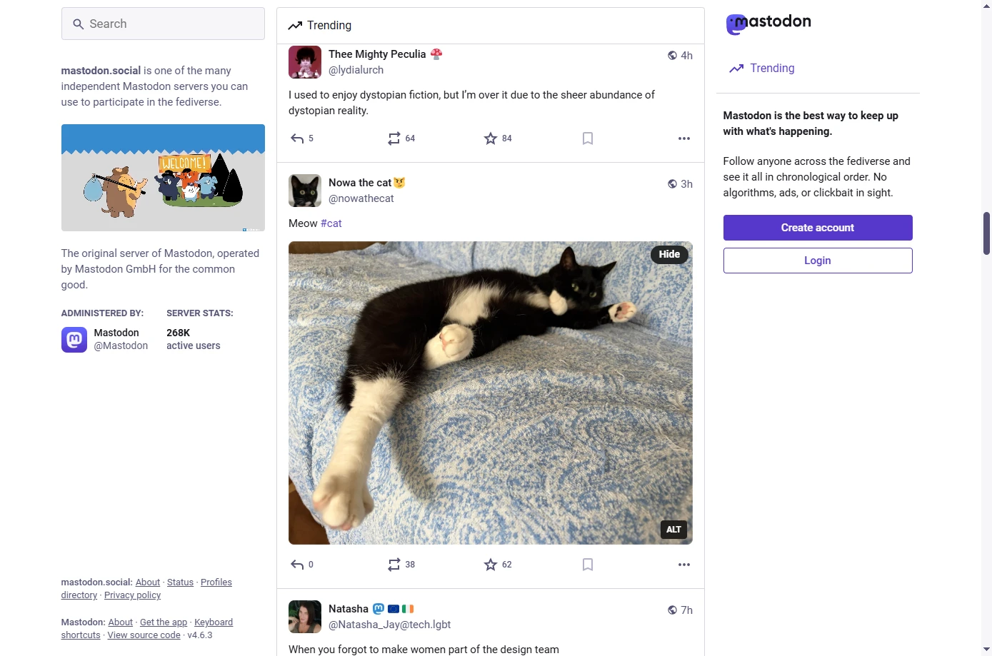 Mastodon screenshot 1