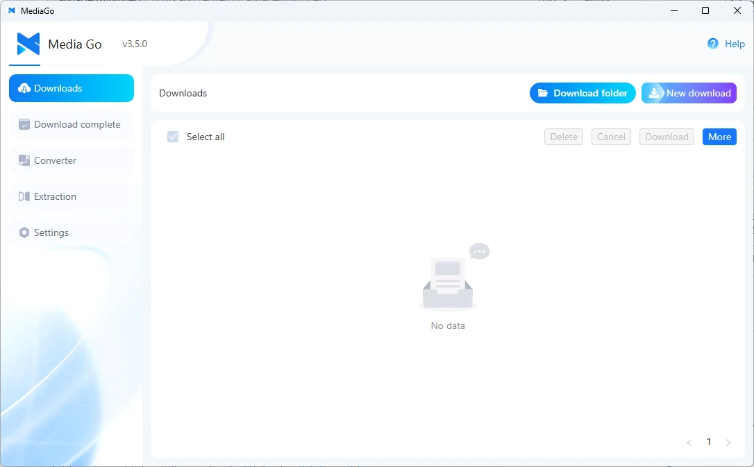 MediaGo screenshot 1